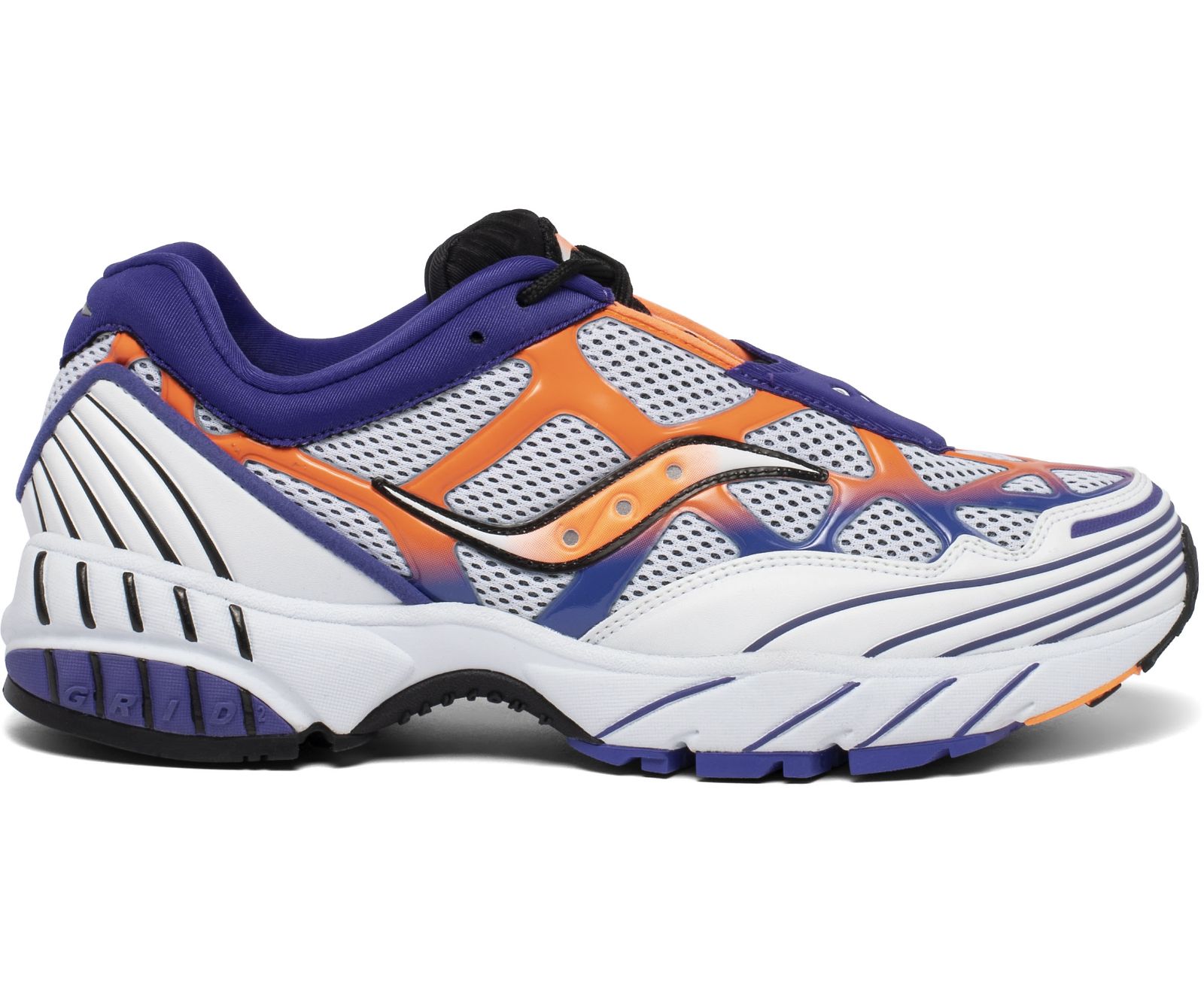 Saucony Grid Web Men\'s Originals White / Orange / Purple | AU 371UZGT